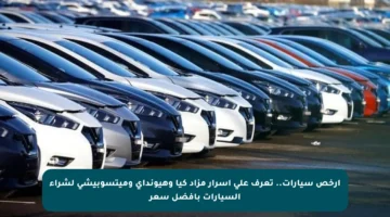 أرخص سيارات.. تعرف على أسرار مزاد كيا وهيونداي وميتسوبيشي لشراء السيارات بأفضل سعر